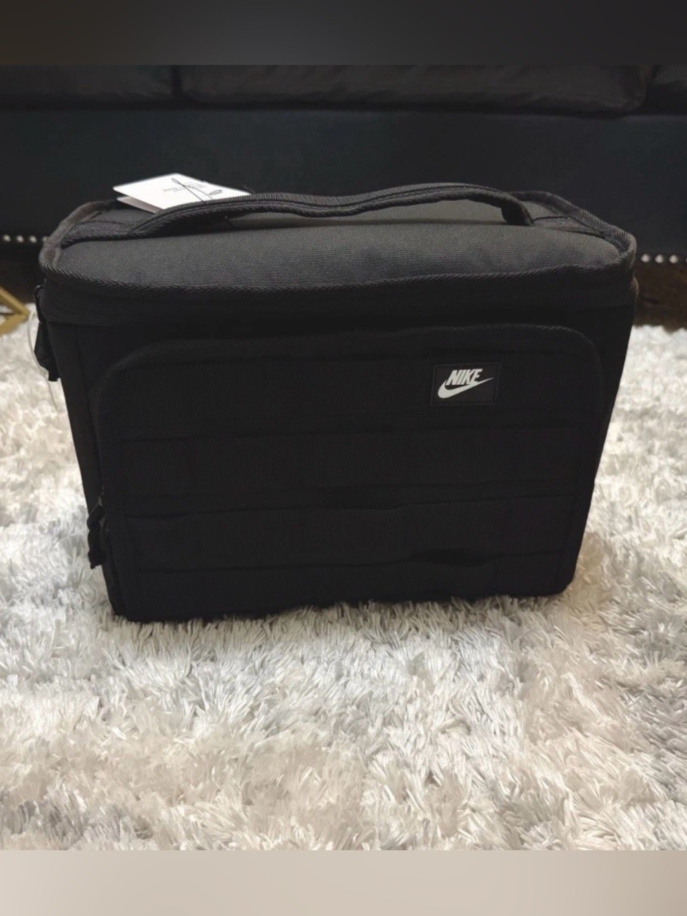 Nike Black Men's Toiletry Case with Top Carry Handle
